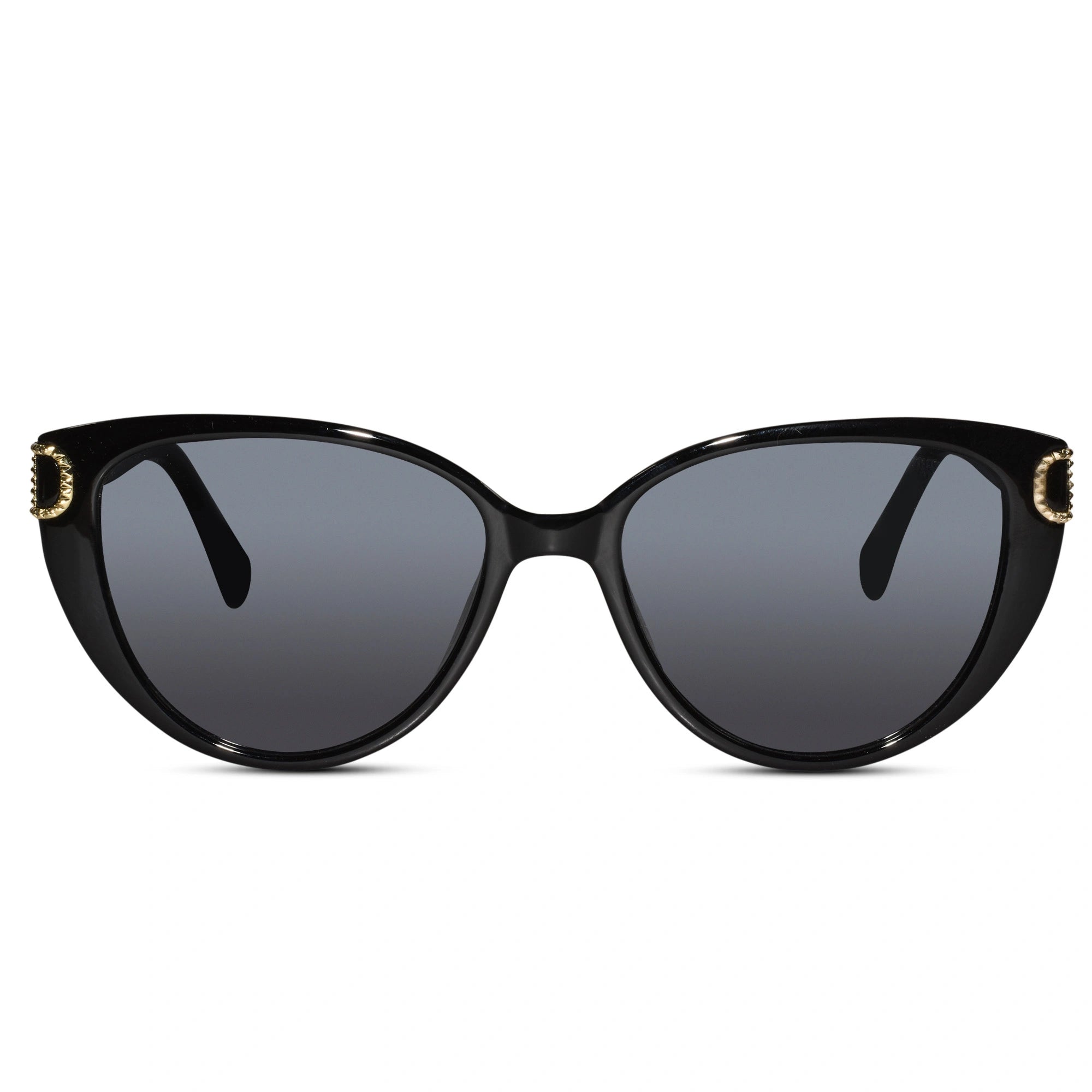 Black Cat-eye sunglasses Sunglasses For Women LKS23045-BLK