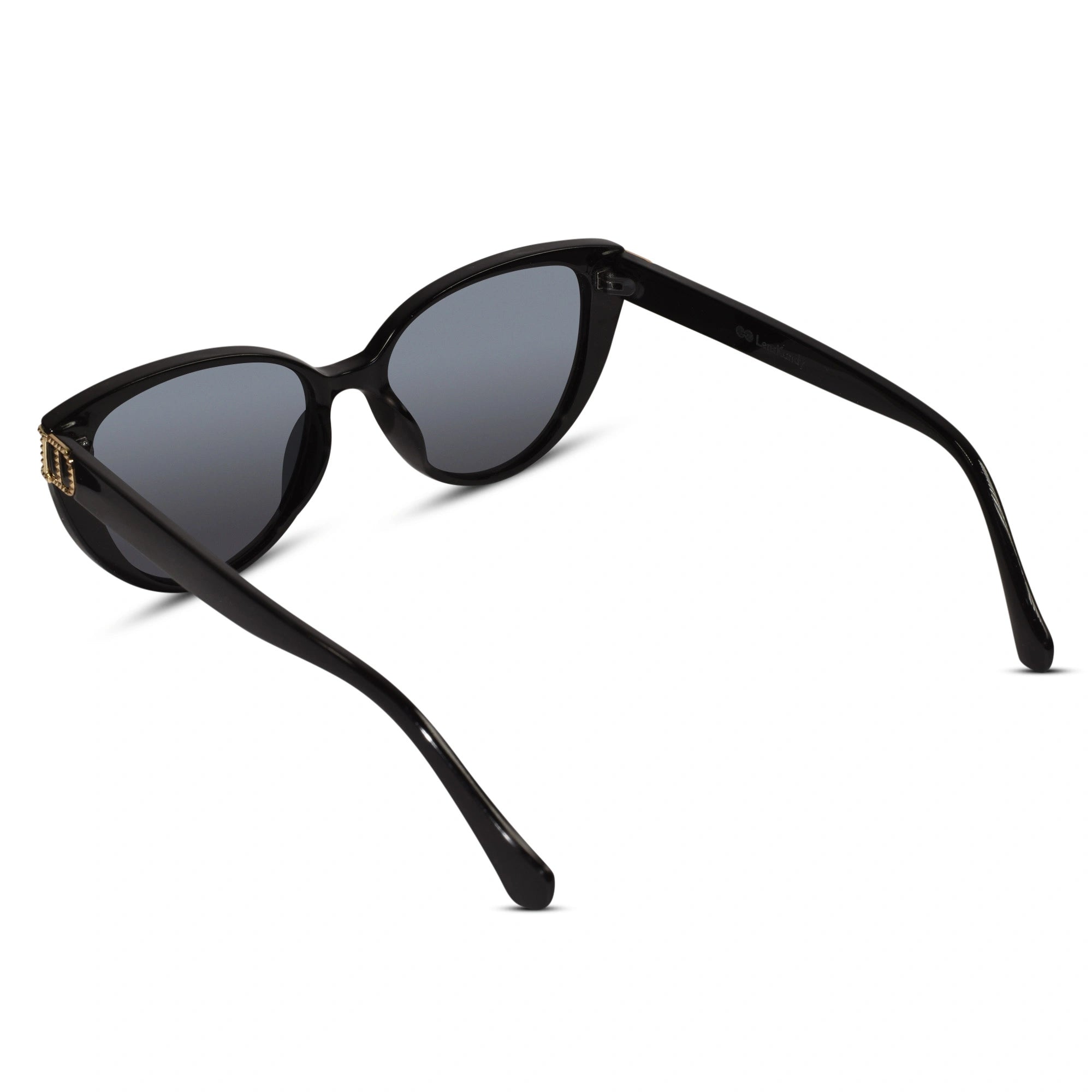 Black Cat-eye sunglasses Sunglasses For Women LKS23045-BLK