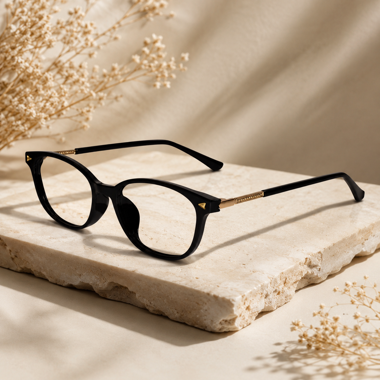 Black Cateye Eyeglasses for women LKE52002-BLK