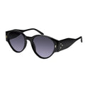 View Lenskandy Dark black round sunglasses for women with 100% UVA UVB protection
