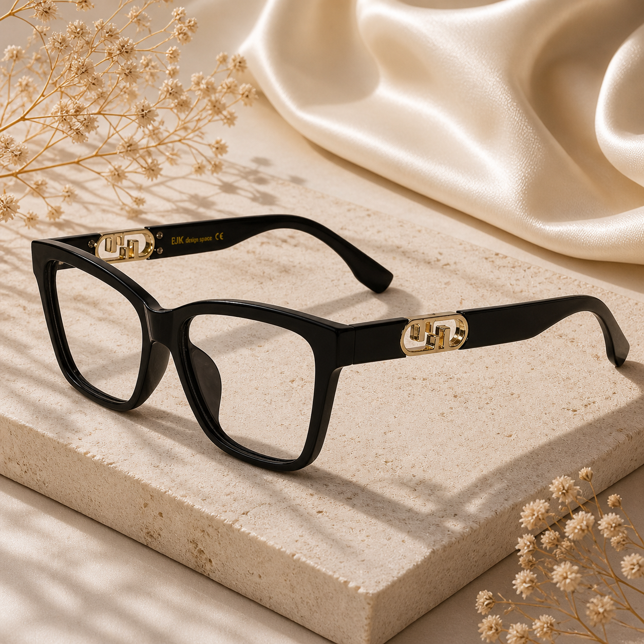 Black Designer Black Cat eye For Women ELE66022-BLK