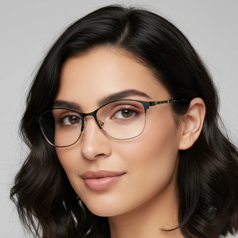 Black Eyeglasses & Computer  For  Women ELE10009-BLK