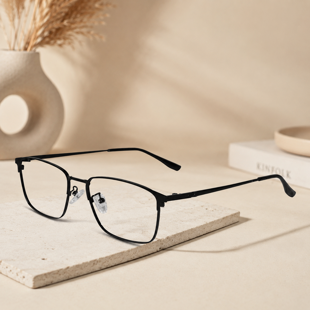 Black Eyeglasses & Computer Glasses For Men LKE8103-BLK