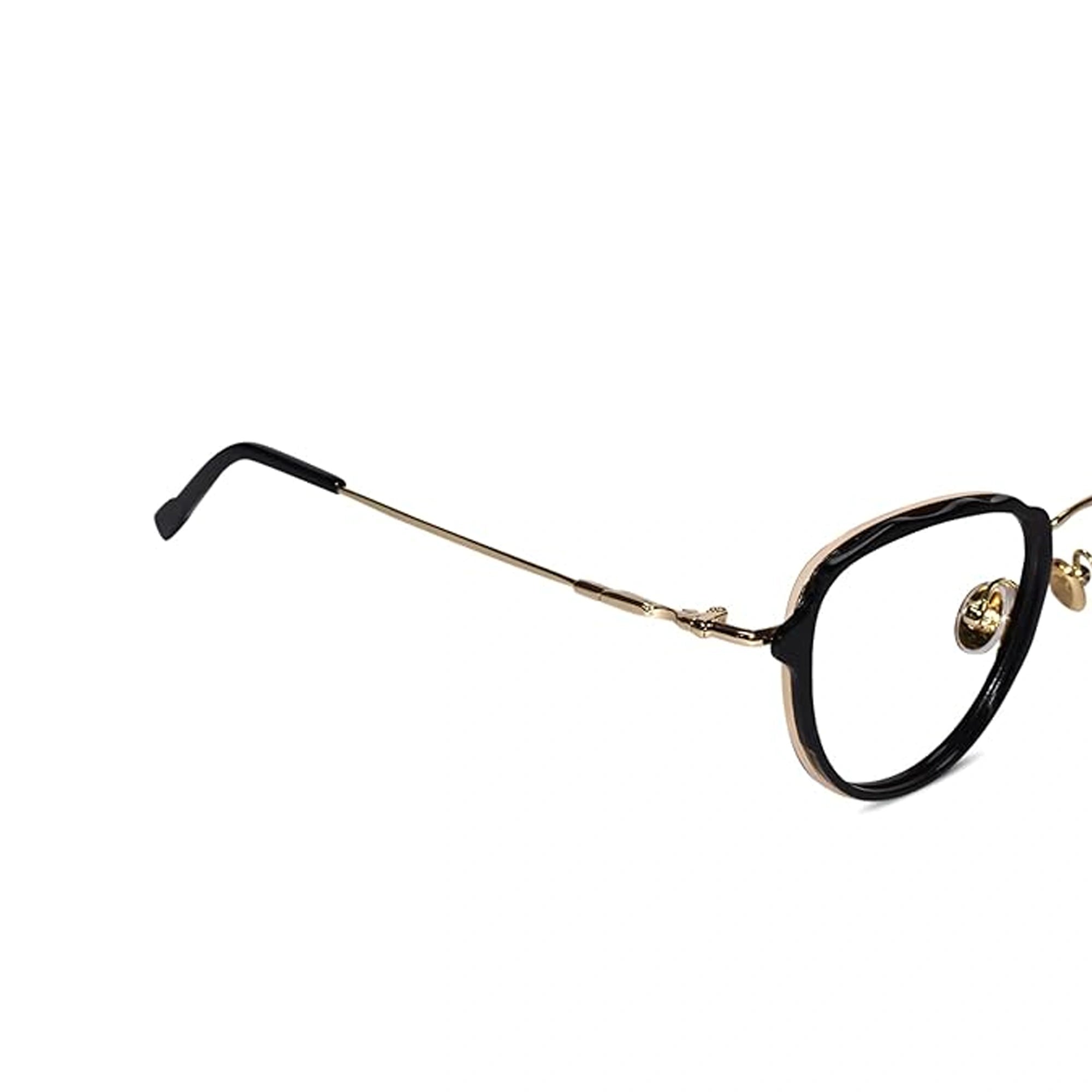 Black Gold Designer Cateye Eyeglasses For Women LKE11919-BLK