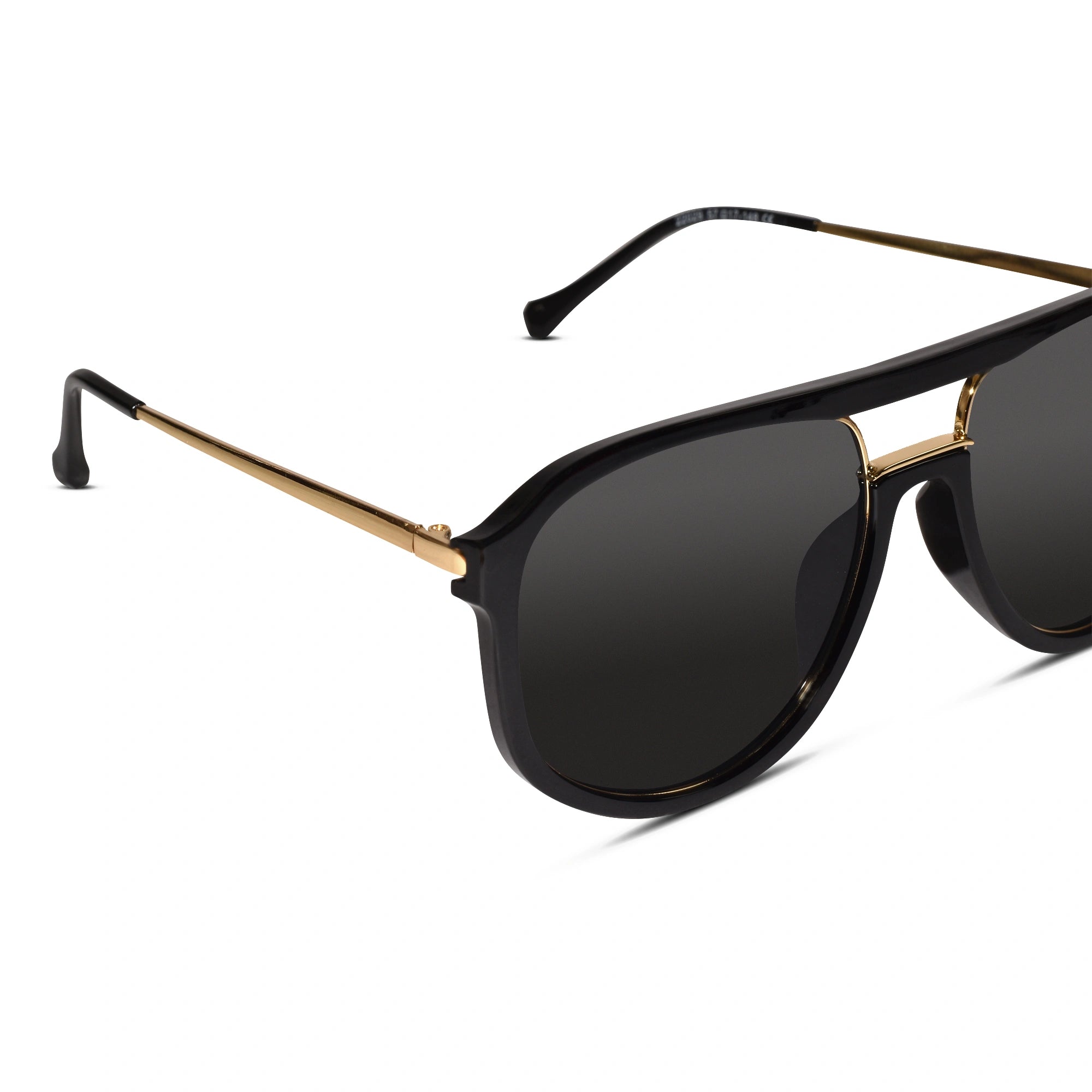 Black Gold Marshal Sunglasses For Women and Men LKS22029-BLK