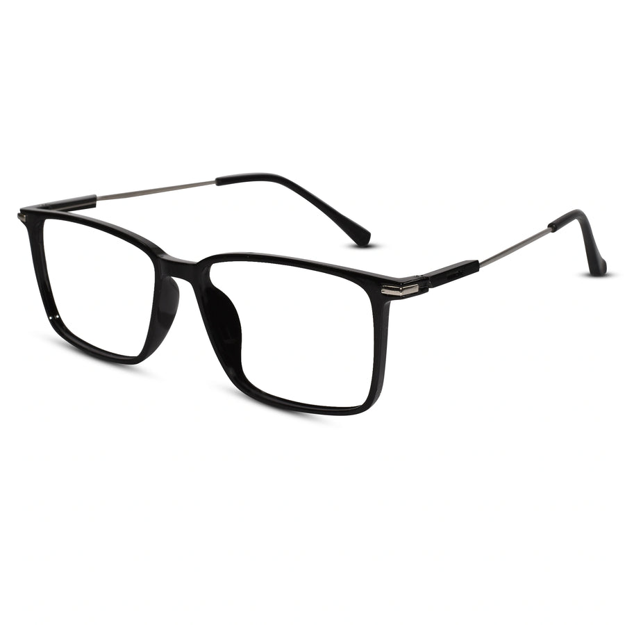 Black Rectangular Eyeglasses For Men & Women