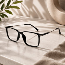 Black Rectangular Eyeglasses For Men & Women