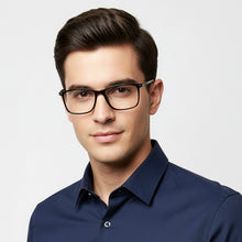 Black Rectangular Eyeglasses For Men & Women