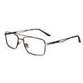 Black Rectangular Gold Eyeglasses For Men ELE1105-BLK-GOLD