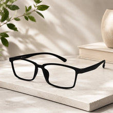 Black Rectangular Reading Glasses For Men & Women