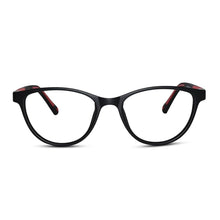 Black Red Cat eye Eyeglasses For Girls