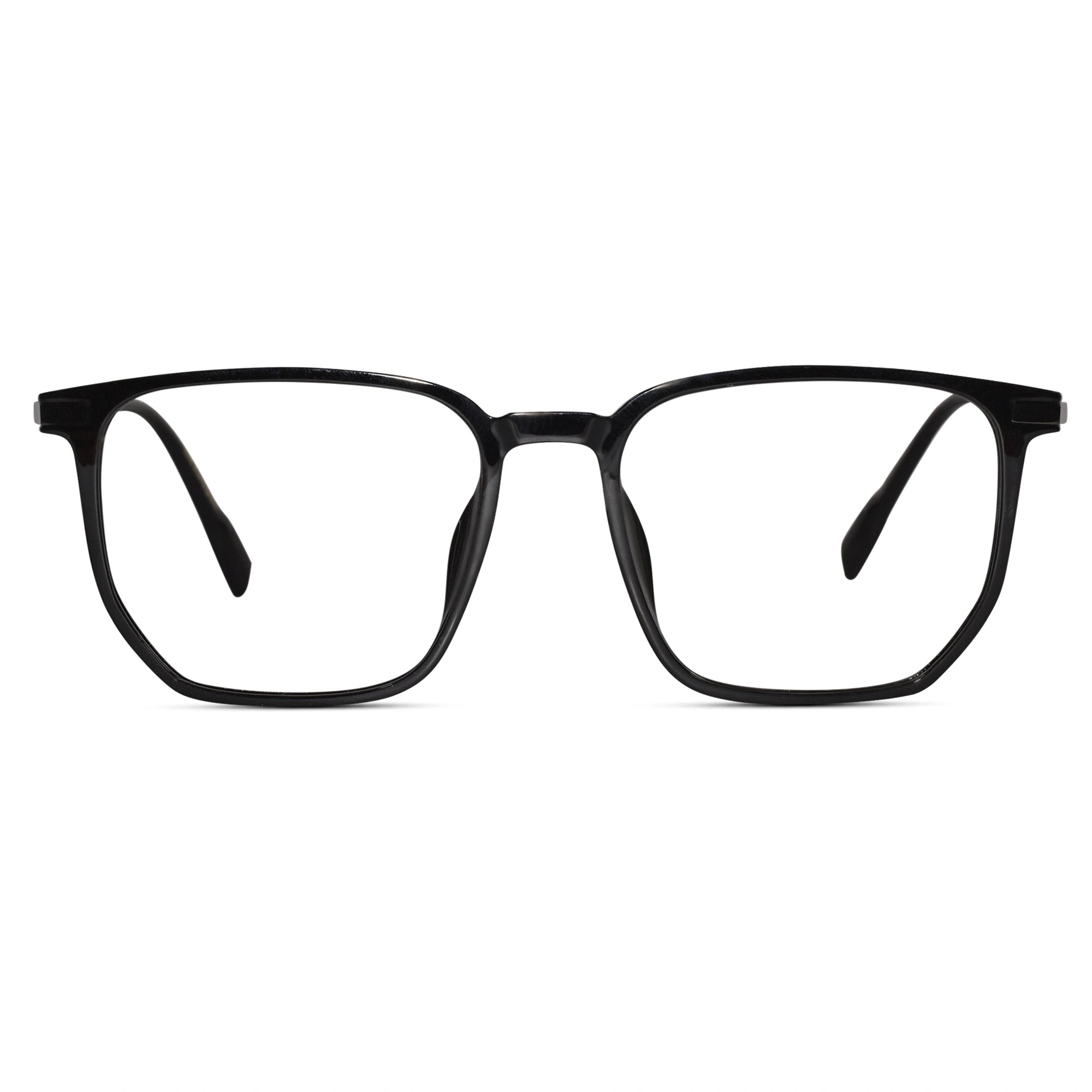 Black Square Eyeglasses For Men & Women ELE98014-BLK