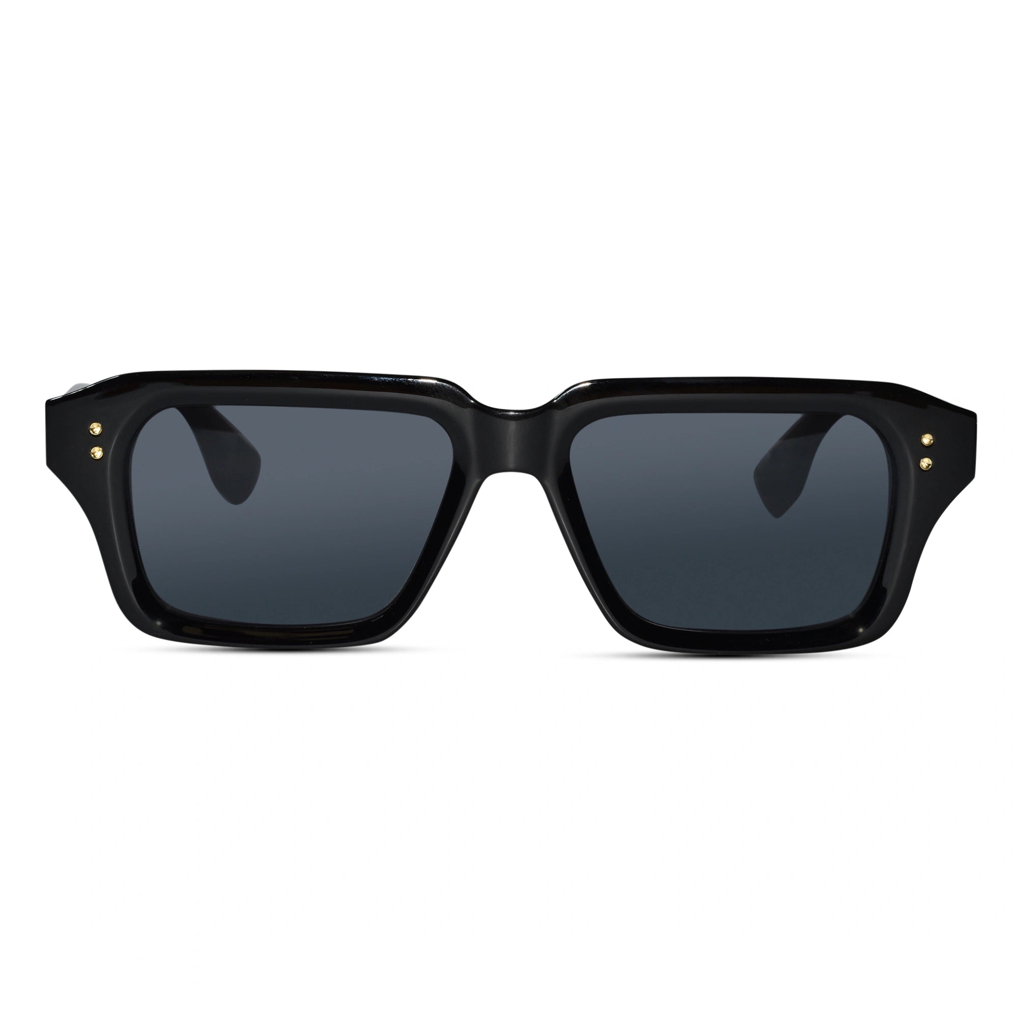 Black Square Sunglasses for Men & Women ELS2026S015-BLK