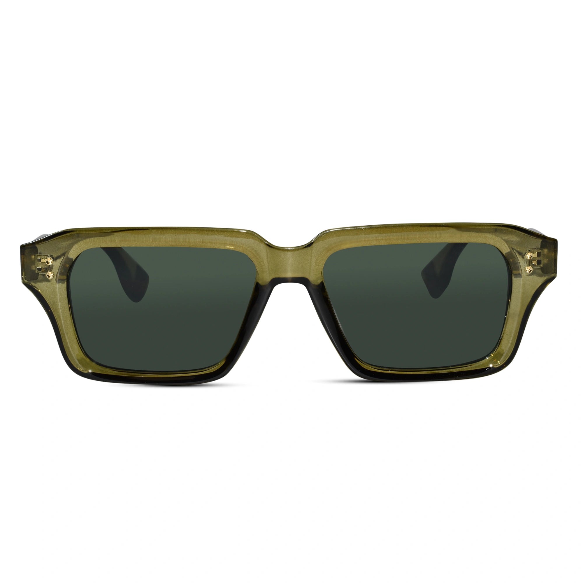 Black Square Sunglasses for Men & Women ELS2026S015-GRN