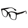 Black Cateye Eyeglasses For Men & Women LKE68015-BLK