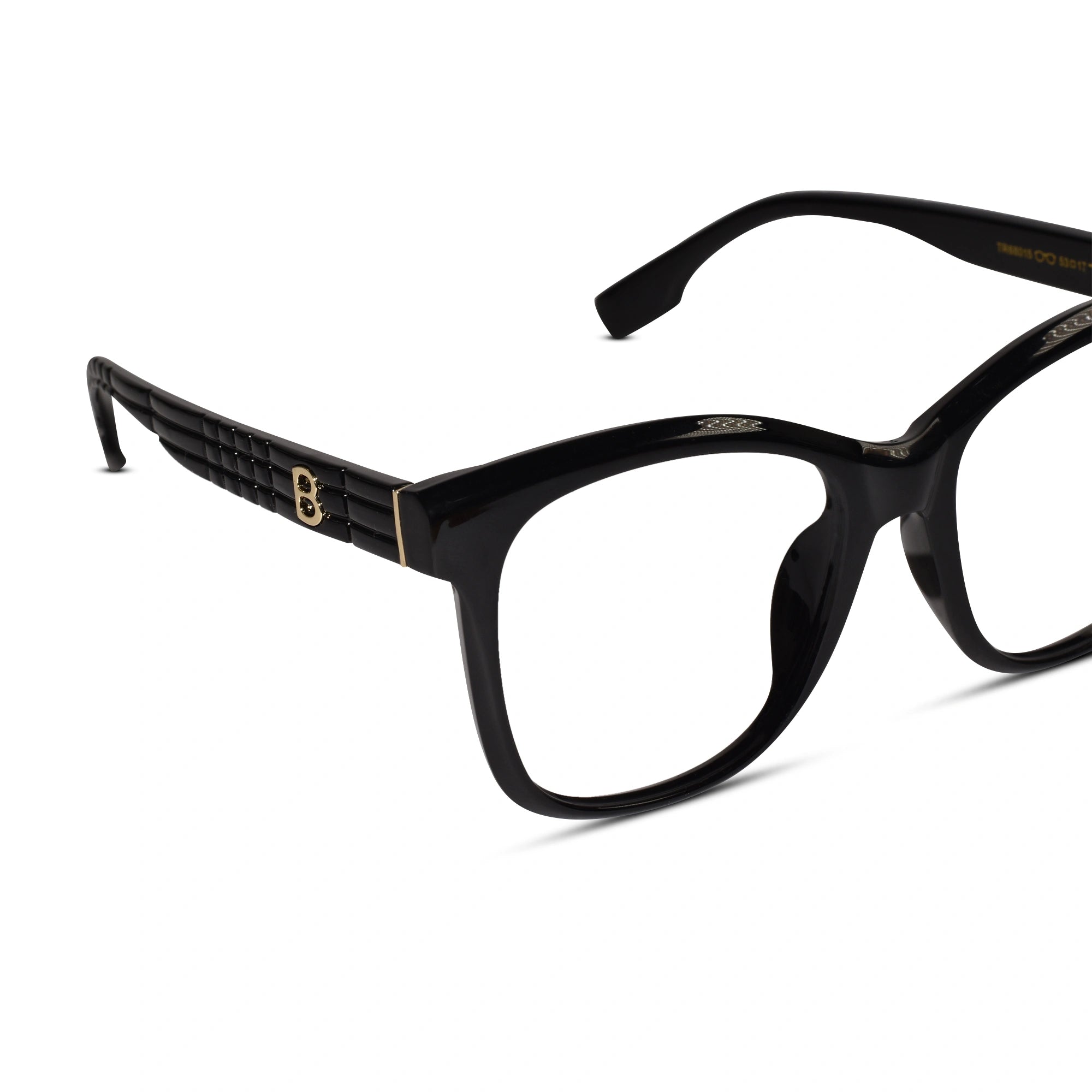Black Cateye Eyeglasses For Men & Women LKE68015-BLK