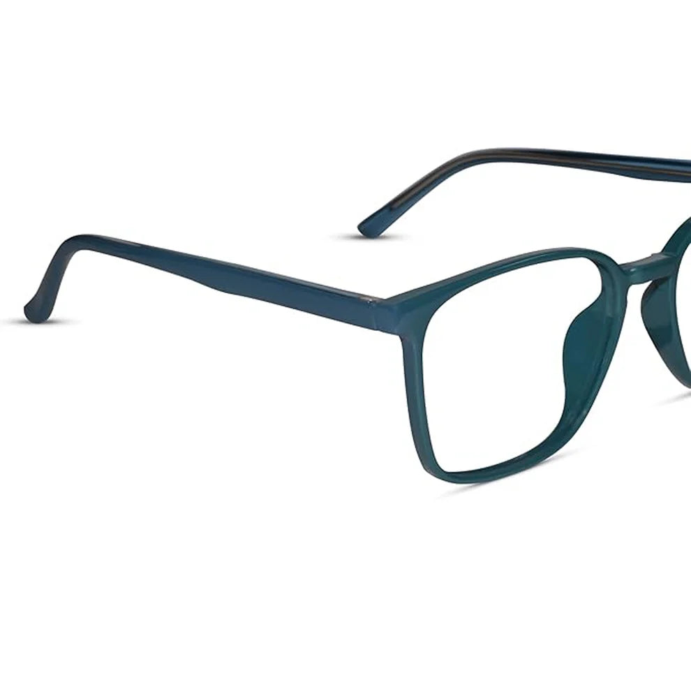 Shiny Grey Square Computer Glasses For Men & Women LKE28006-TRANS