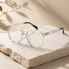 Blue Cut Photochromic Lens with Anti Glare and  Square Rectangular Men
