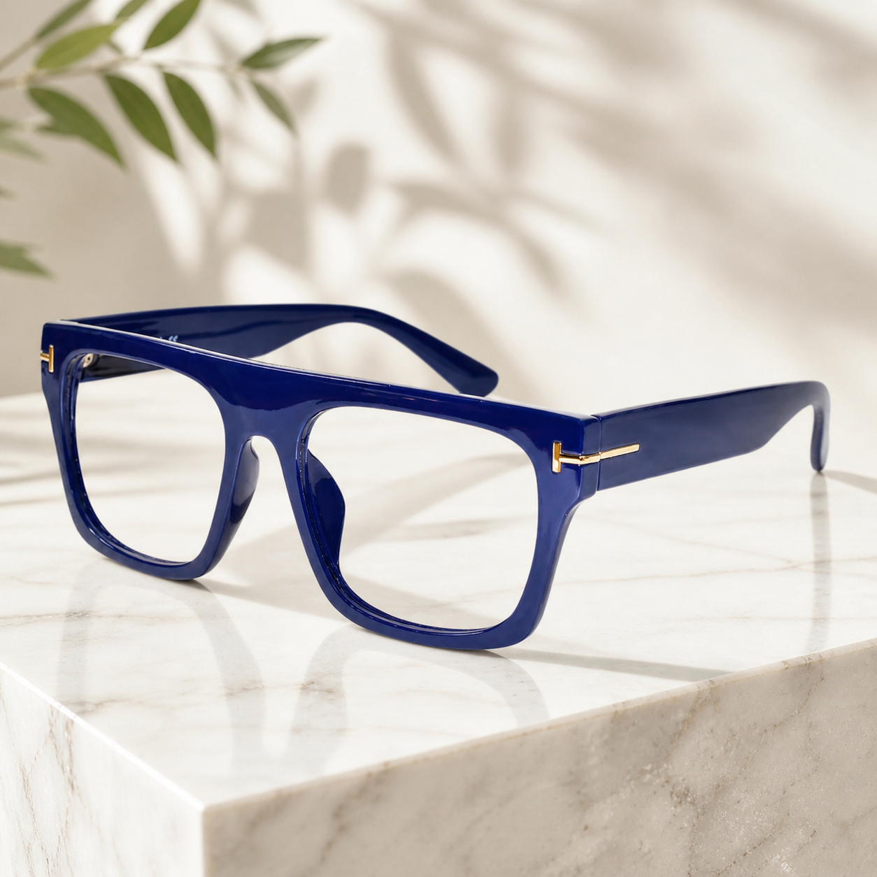 Blue Wayfarer Oversize For Men & Women LKE95167-BLU