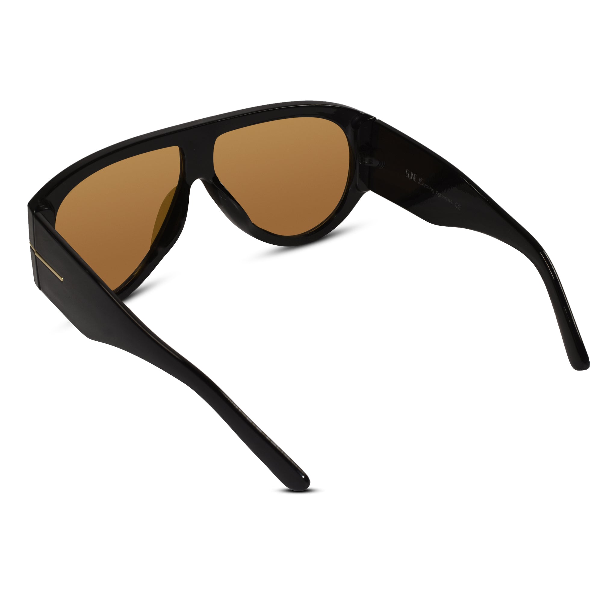 Bold Aviator Sunglasses for Men & Women -LKS9577-BRN