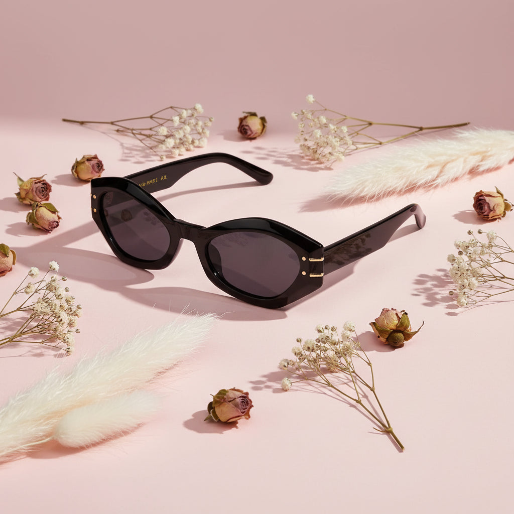 Bold | Black Cateye Sunglasses For Women LKSGTZ03-BLK