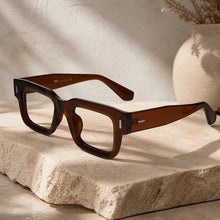 Bold Brown Wayfarer Eyeglasses For Men & Women
