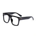 Bold Designer Wayfarer Black Full Rim Eyeglasses For Men & Women LKE95167-BLK