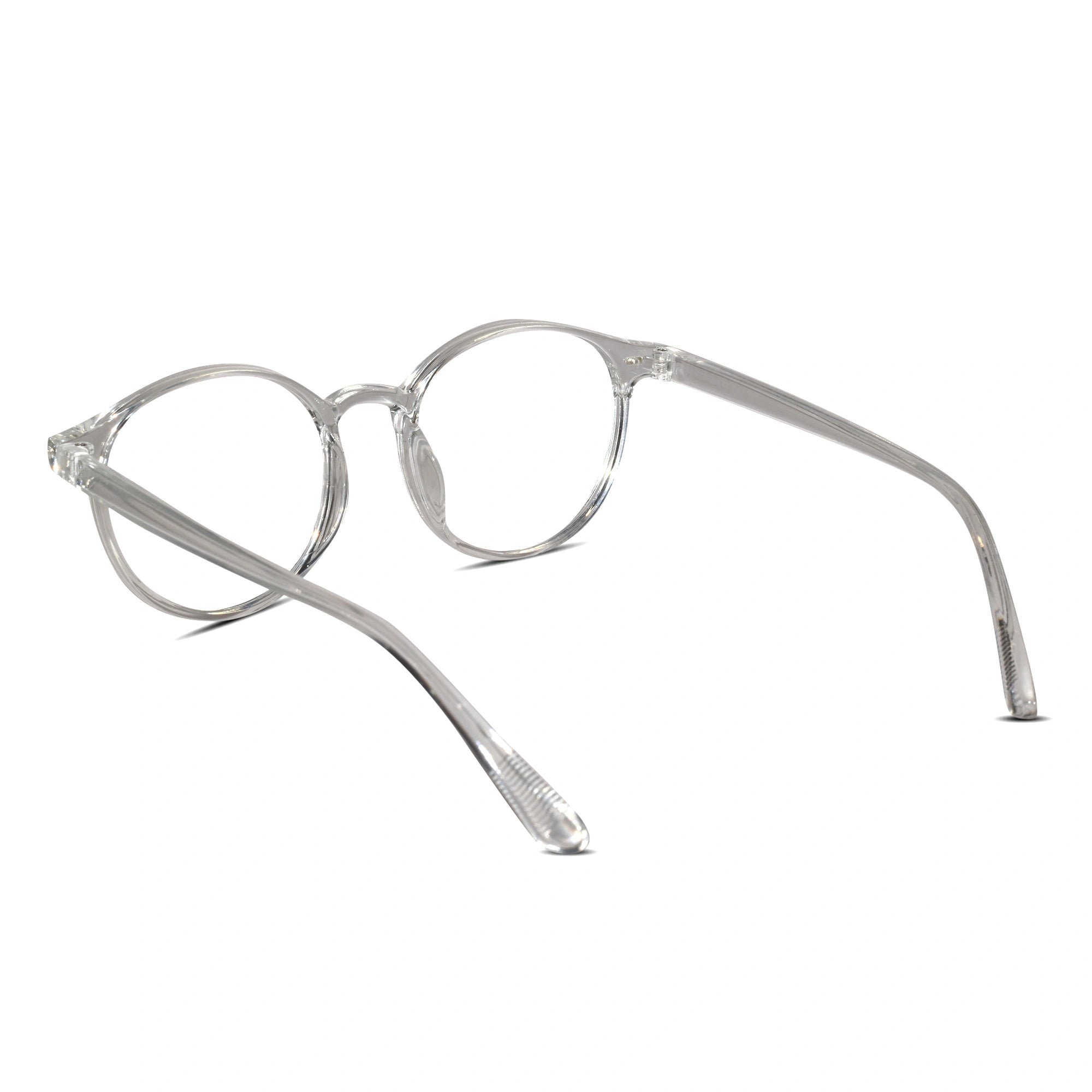Transparent Round Eyeglasses For Men & Women LKE1012-TRANS