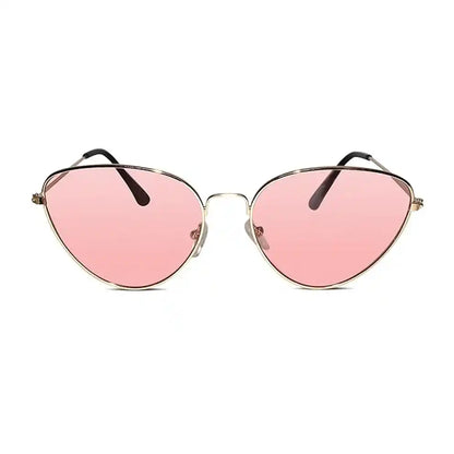 Vintage Metal Black Cat Eye  Sunglasses