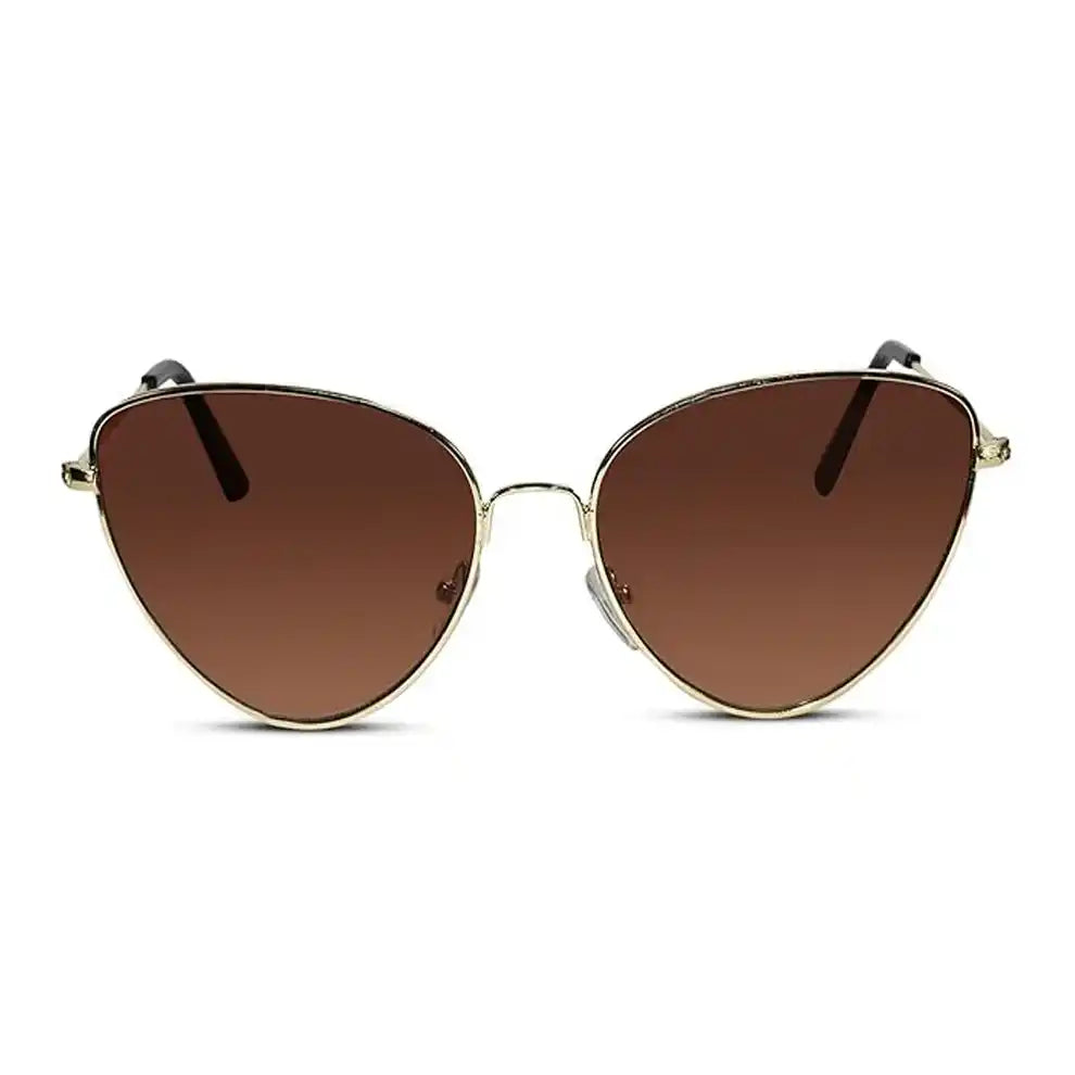 Vintage Golden Brown Cat Eye Sunglasses