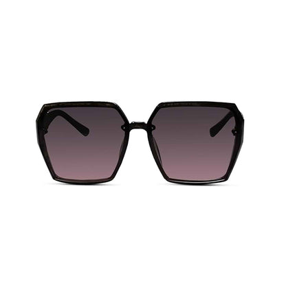 Black Oversized Square Sunglasses for Women