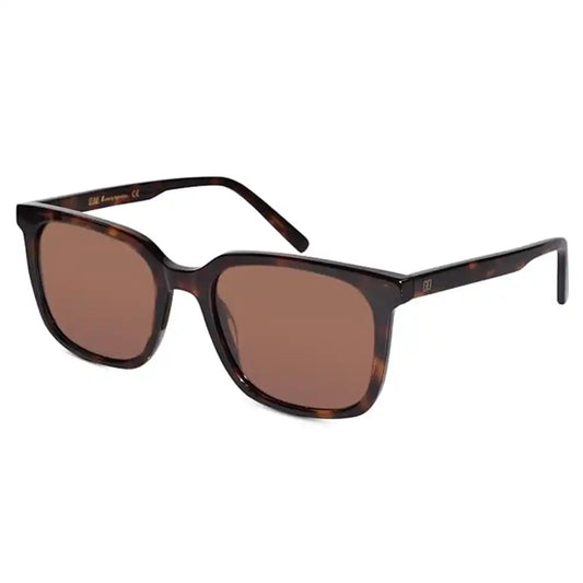 Brown Rectangular Polarized Sunglasses For Men