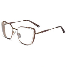 Brown Designer Cateye Rimless Eyeglasses For Women