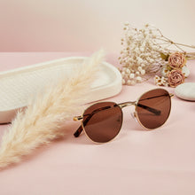 Brown Round Sunglasses For Men & Women