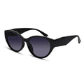 Candy|Crystal Black Stylish Cateye Sunglasses For Women LKS9111-BLK