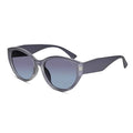 Check grey colour crystal frame sunglasses for women with  anti reflective lenses and flexible hinges 