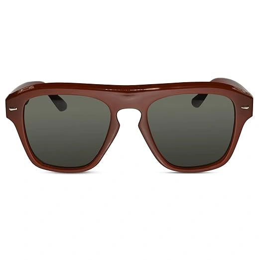 Candy | Red Rectangular Sunglasses For Men & Women ELS3645-Red