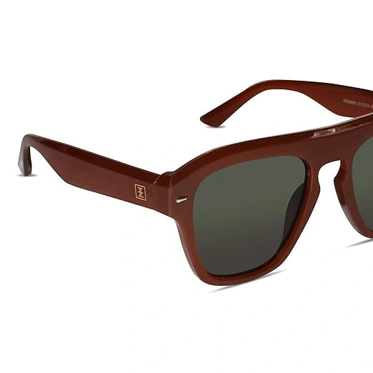 Candy | Red Rectangular Sunglasses For Men & Women ELS3645-Red