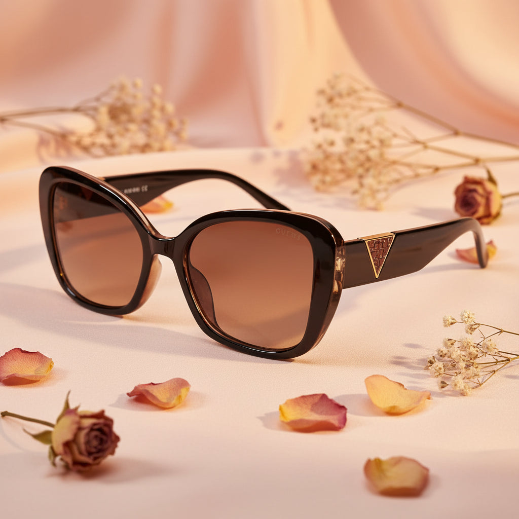 Candy | Stylish Brown Cateye Sunglasses For Women LKS53049-BRN