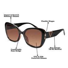 Candy | Stylish Brown Cateye Sunglasses For Women