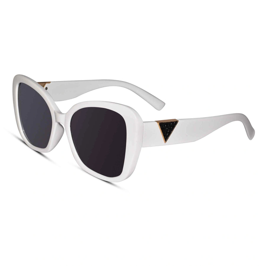 Candy | Stylish White Cateye Sunglasses For Women