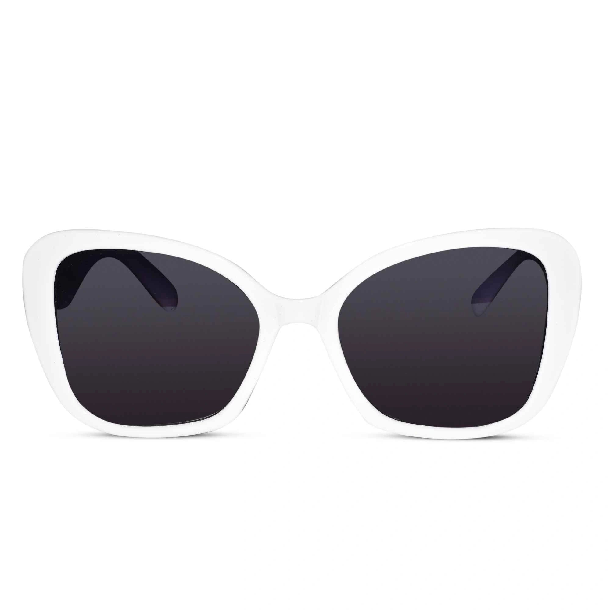Candy | Stylish White Cateye Sunglasses For Women LKS53049-WHT