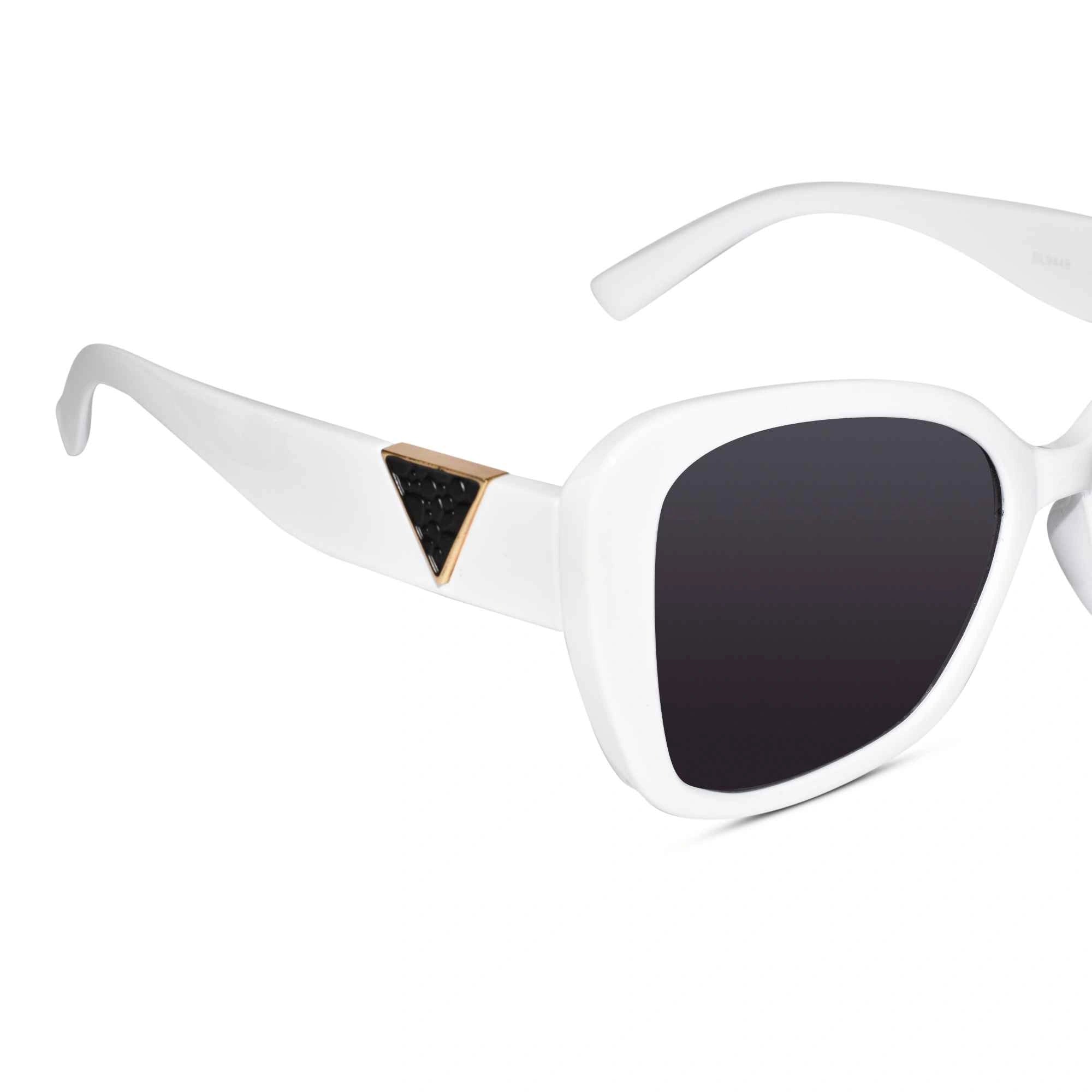 Candy | Stylish White Cateye Sunglasses For Women LKS53049-WHT