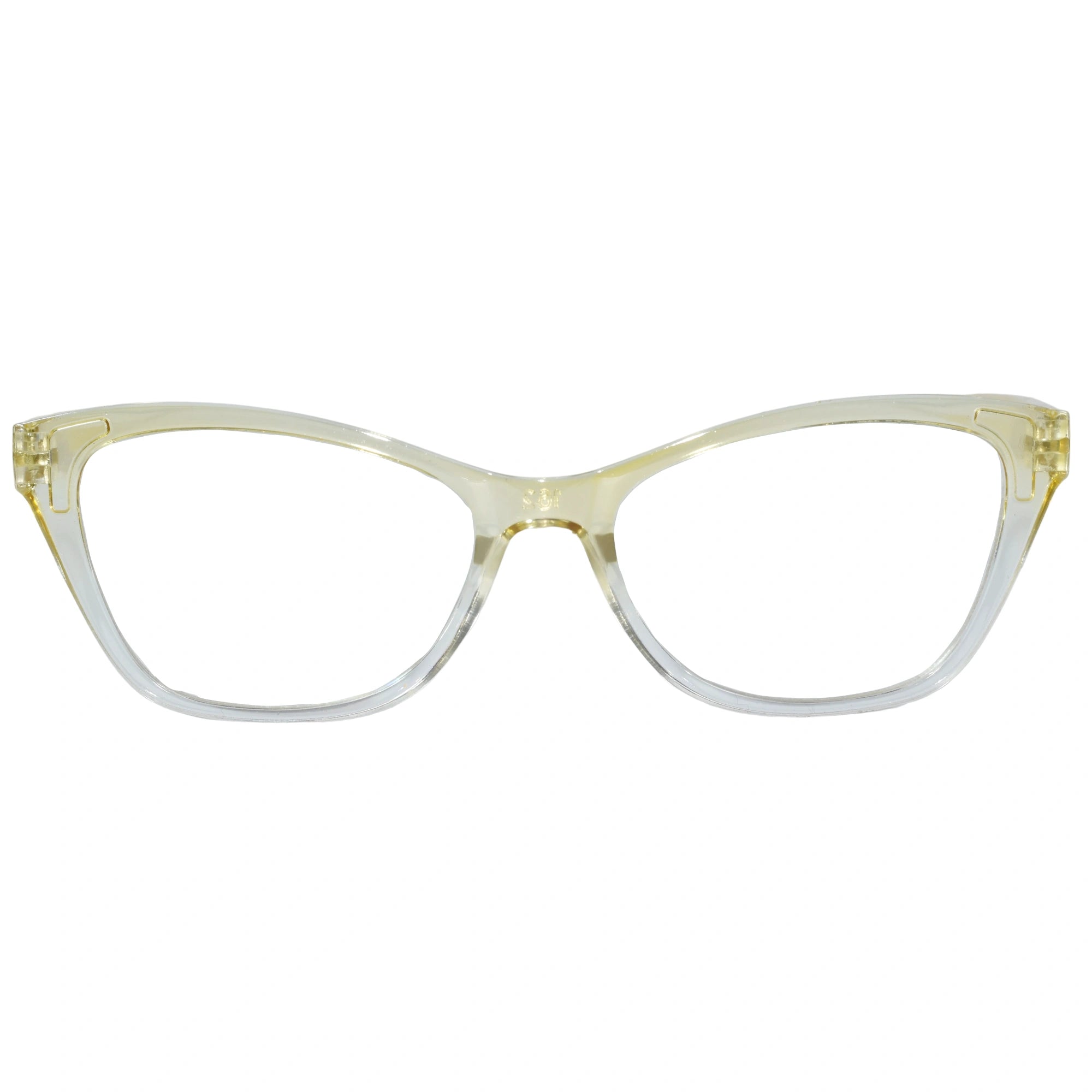 Cateye Women Reading Glasses -LKRUR162-YELLOW