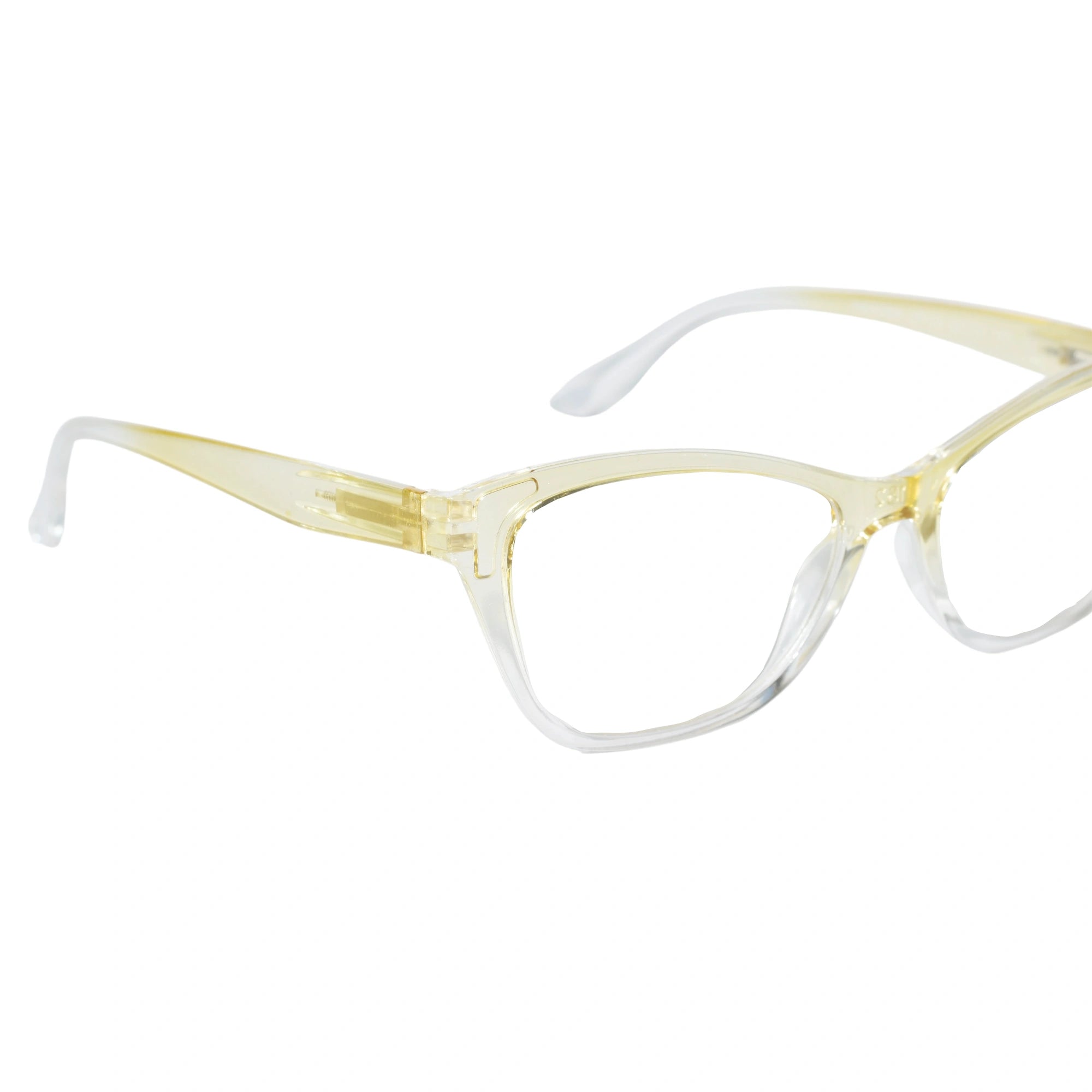 Cateye Women Reading Glasses -LKRUR162-YELLOW