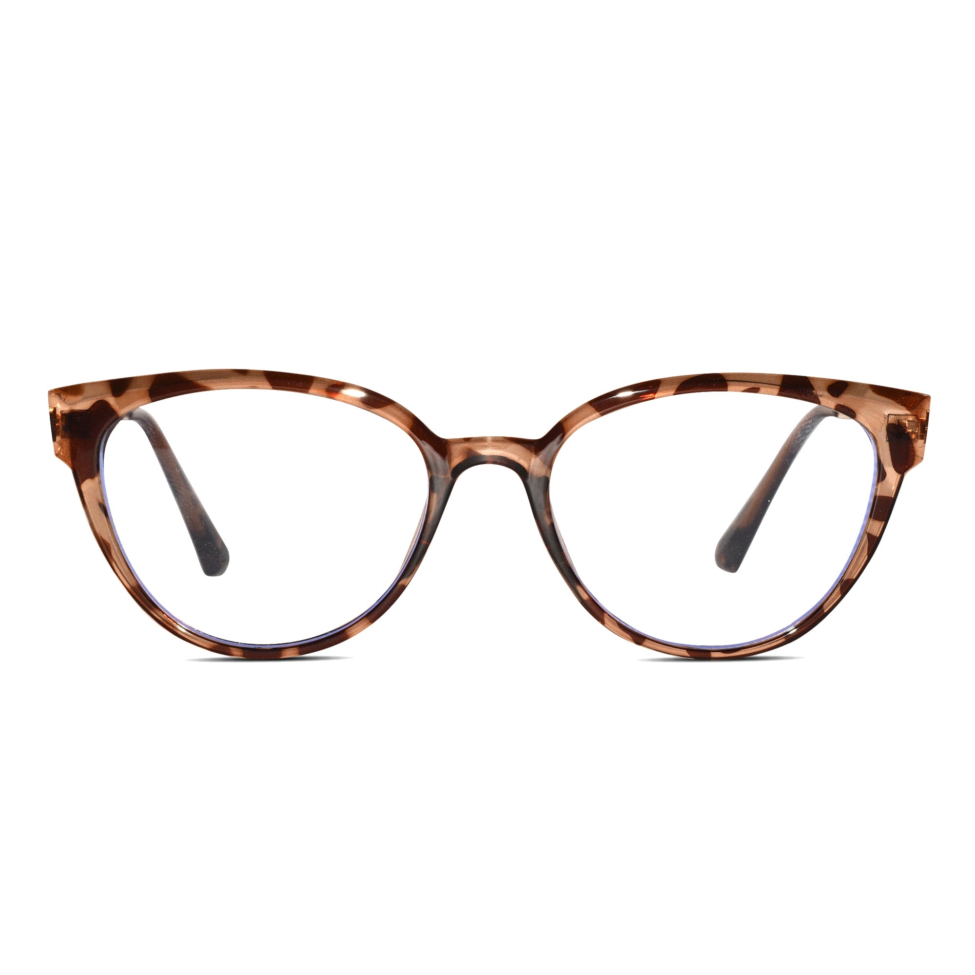 Cateye animal eyeglasses for women LKE2930-DA-BRN