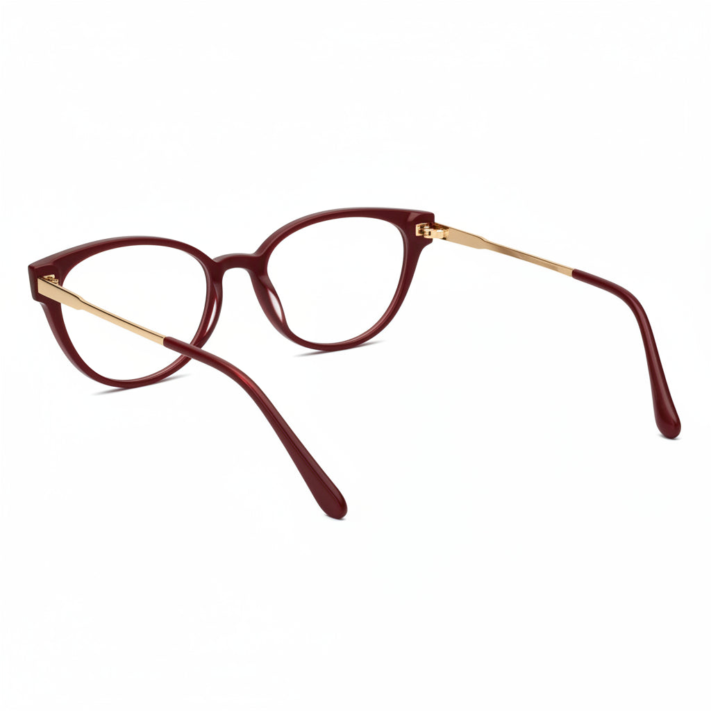 Cateye black eyeglasses for women LKE2930-DA-BLK