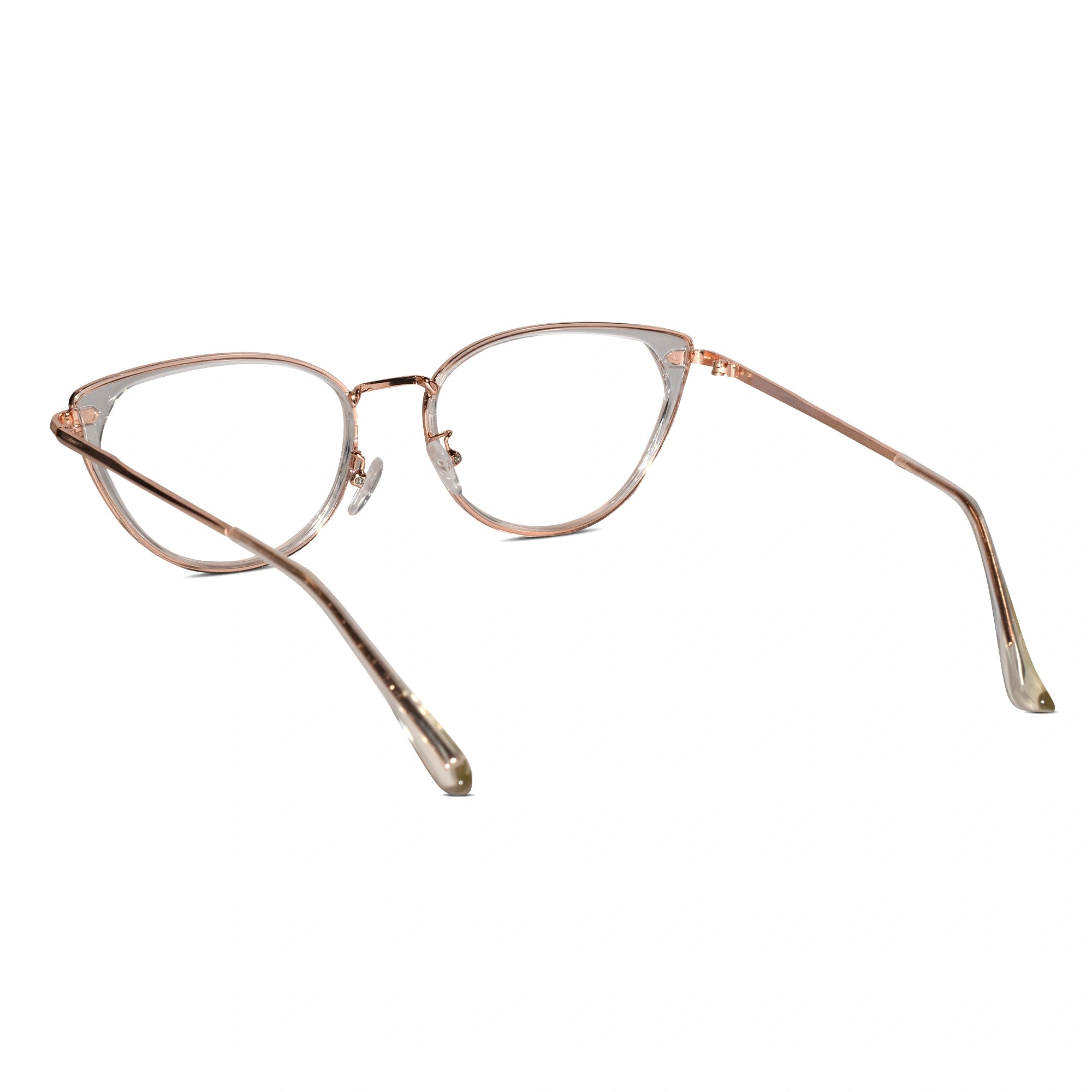 Cateye black eyeglasses for women LKE1306-TRANS