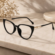 Cateye black eyeglasses for women