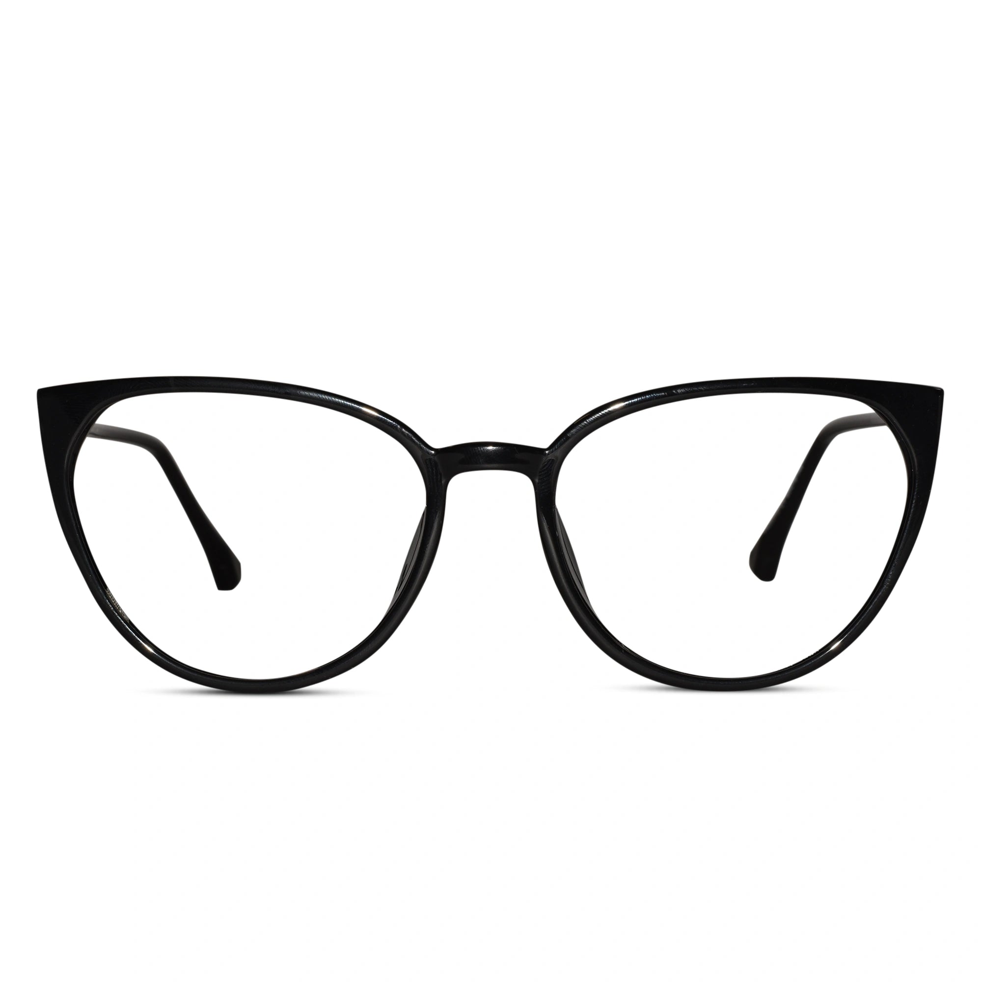 Cateye black eyeglasses for women LKE30313-BLK